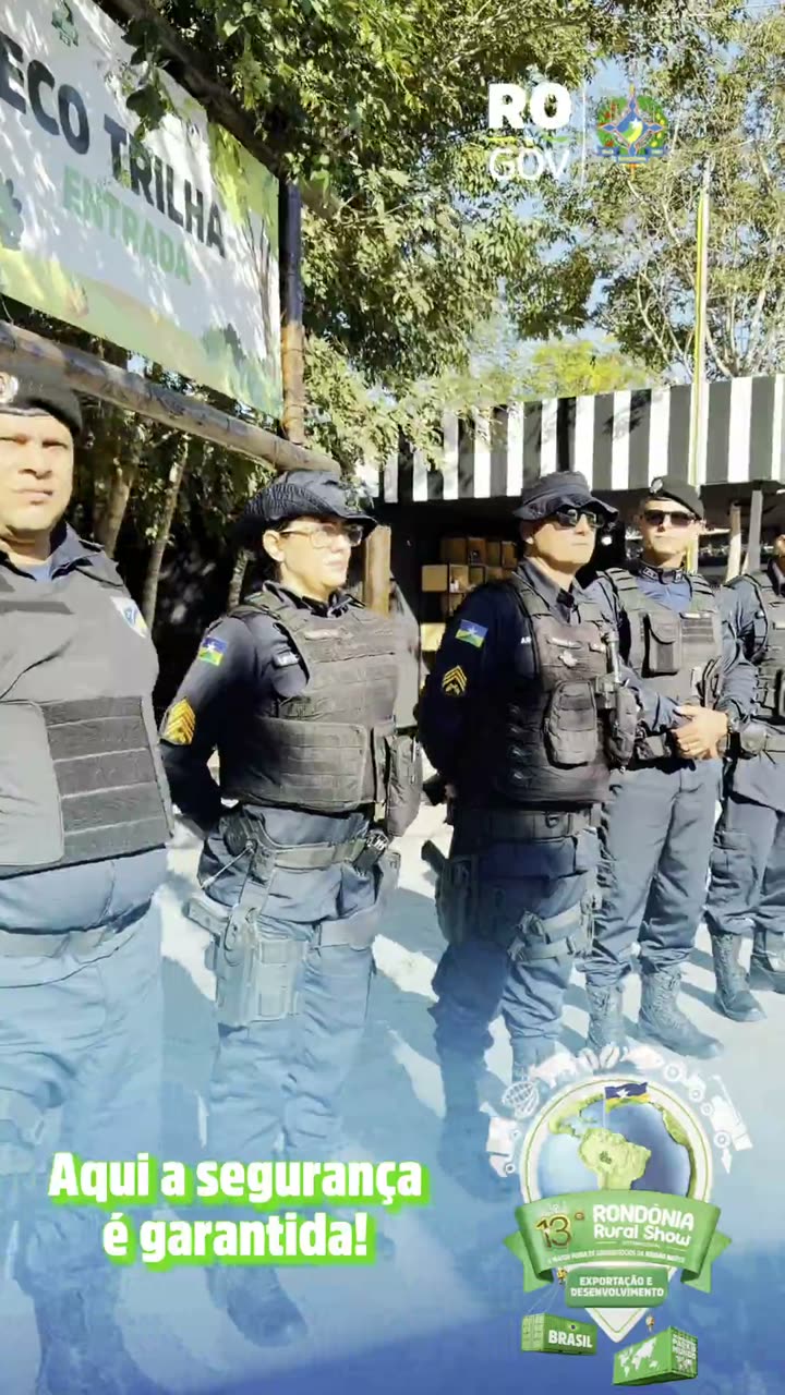 Quadro de abertura: Polícia Militar na feira